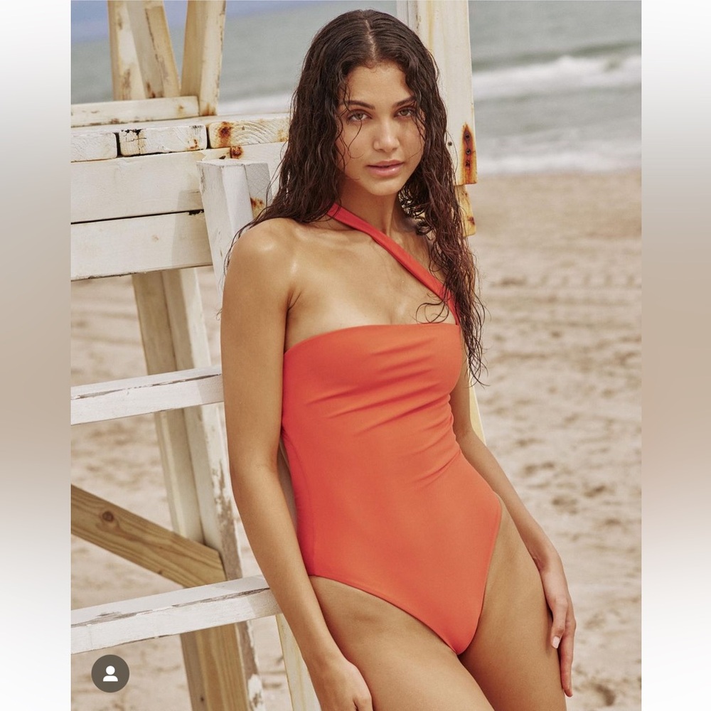 Jade Swim The‎ Halo One Piece in Clay Size Medium